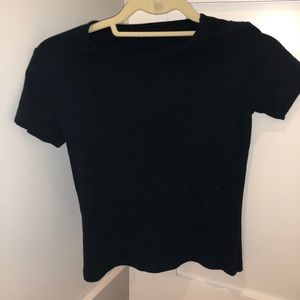 simple black brandy melville shirt